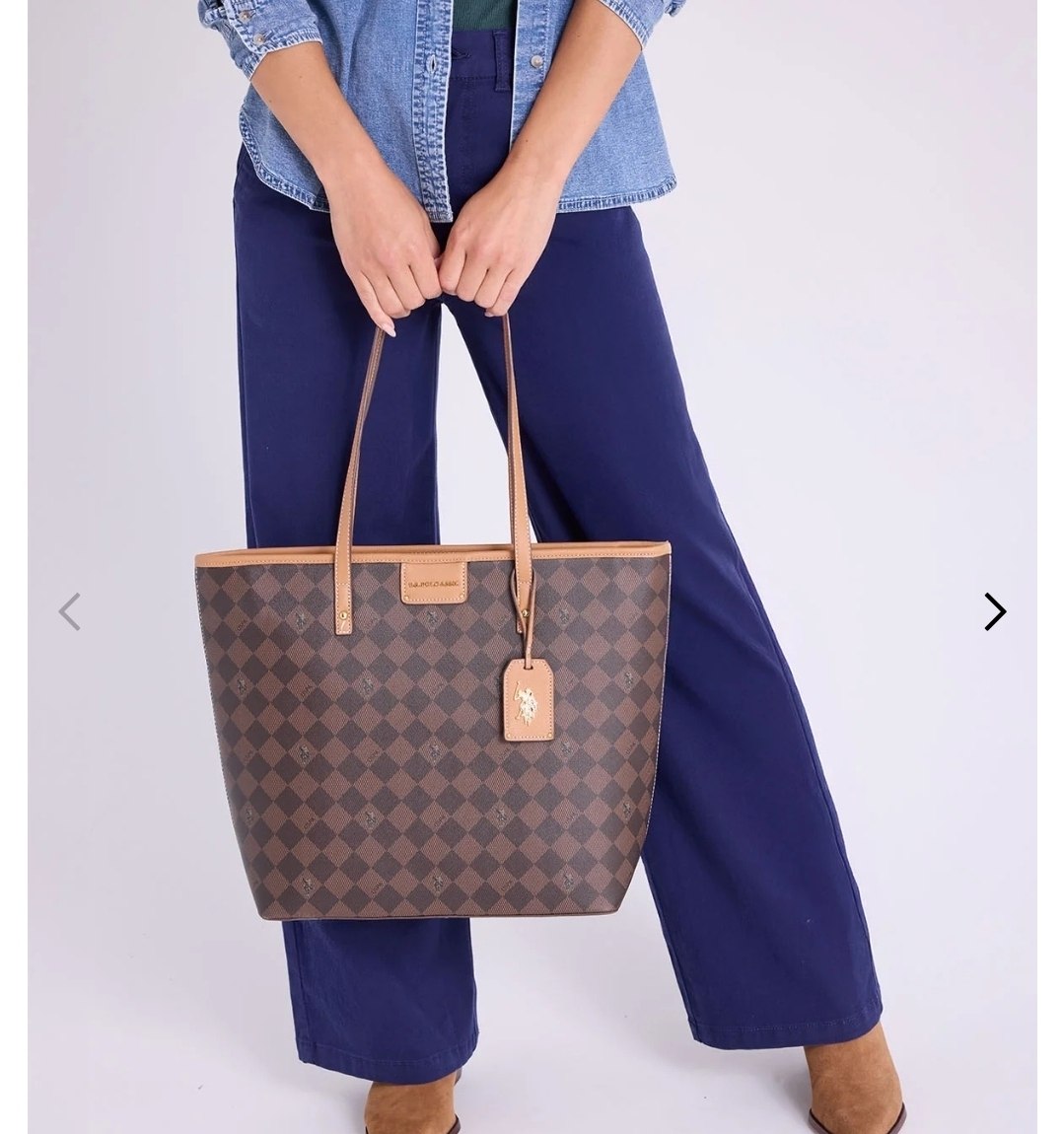 DIAMOND SIGNATURE TOTE BAG