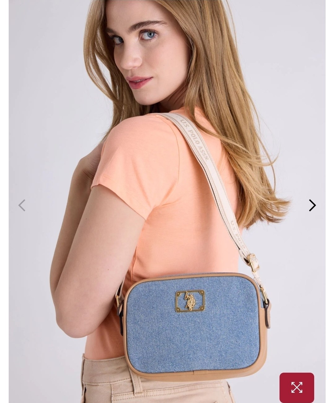 DENIM CROSSBODY BAG