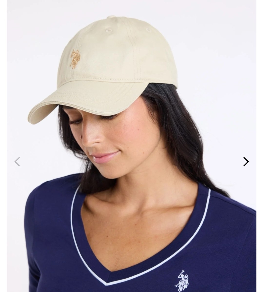 WOMENS TWILL CENTER LOGO HAT