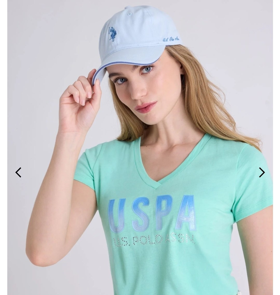 WOMENS MULTITONAL EMBROIDERED LOGO HAT