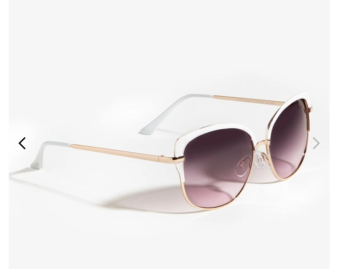 LADIES METAL RECTANGULAR SUNGLASSES