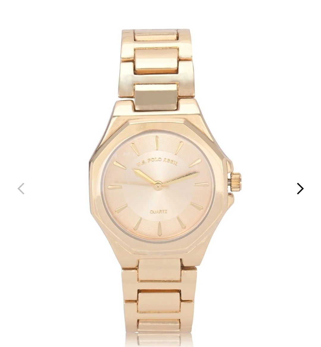 LADIES GOLD LINK ANALOG WATCH