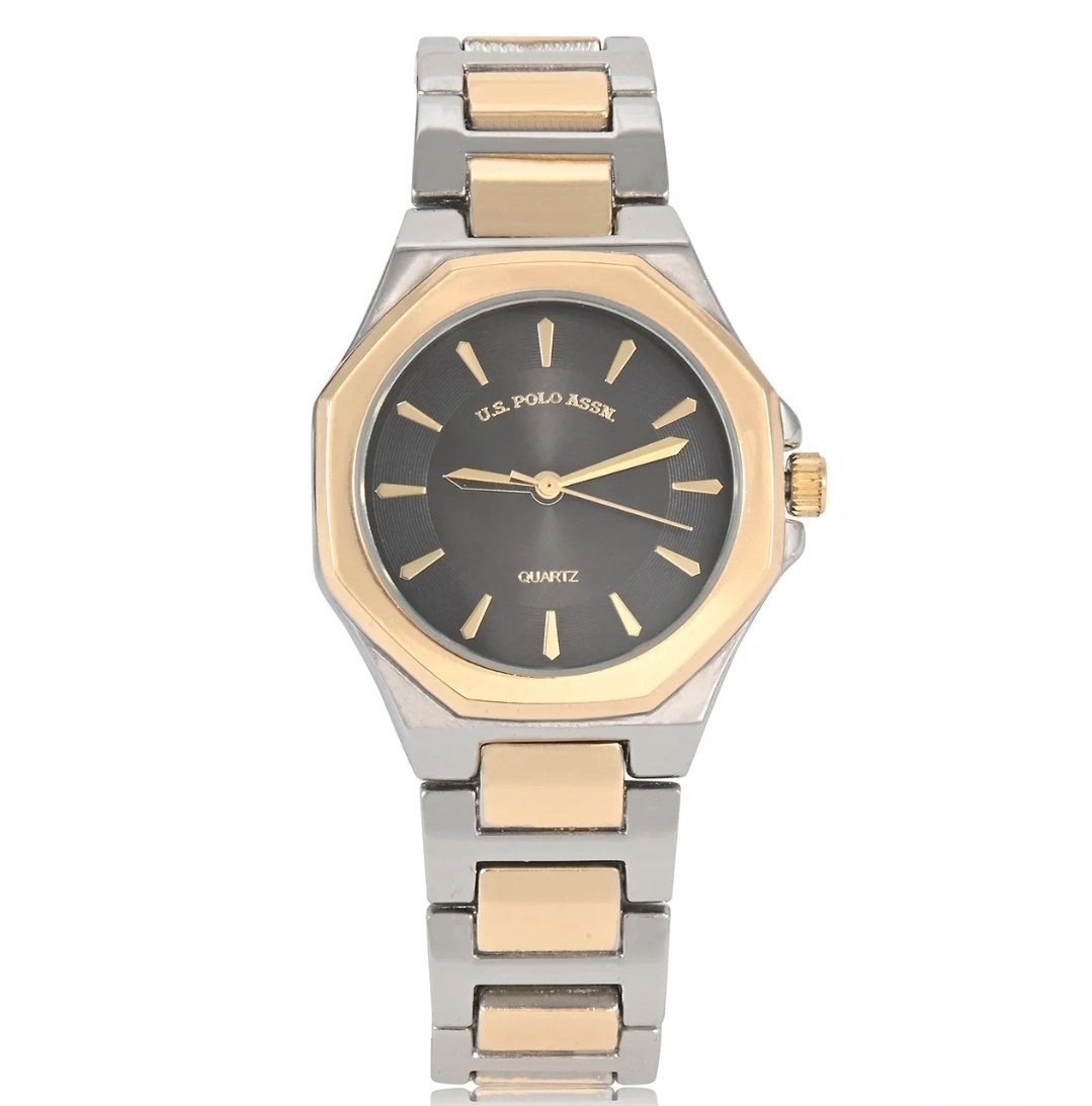 LADIES TWO TONE LINK ANALOG WATCH