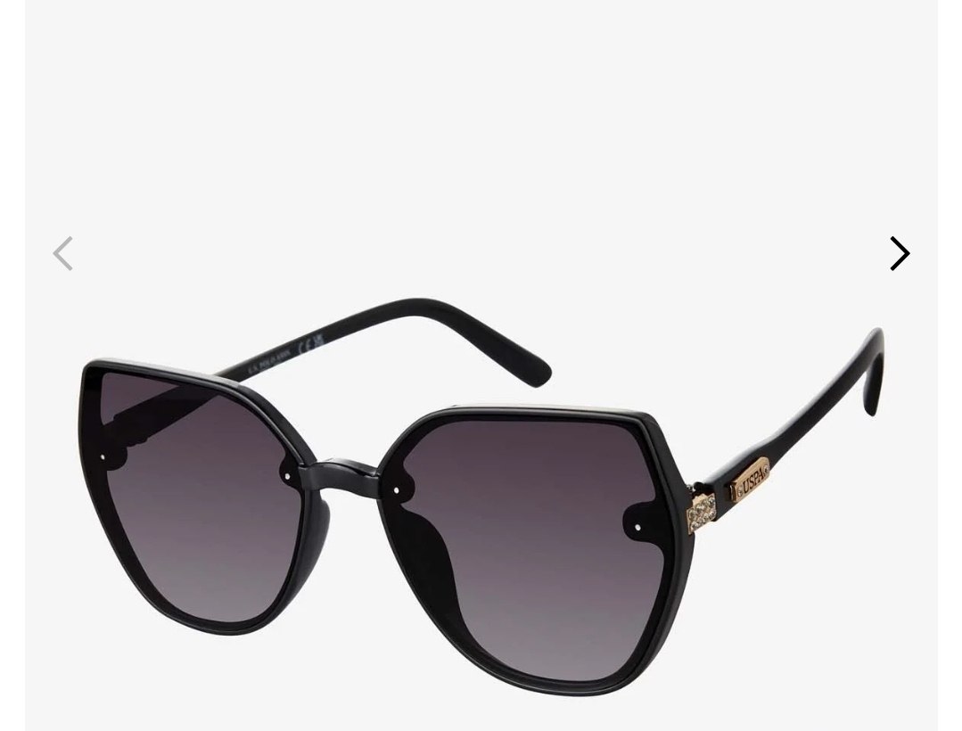 LADIES OVER-SIZED GEO SUNGLASSES