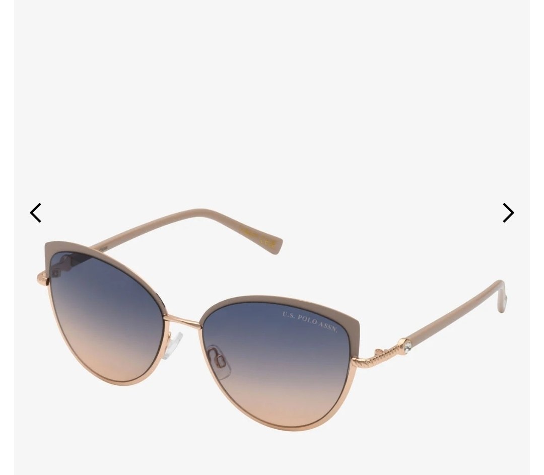 LADIES METAL CAT-EYE SUNGLASSES
