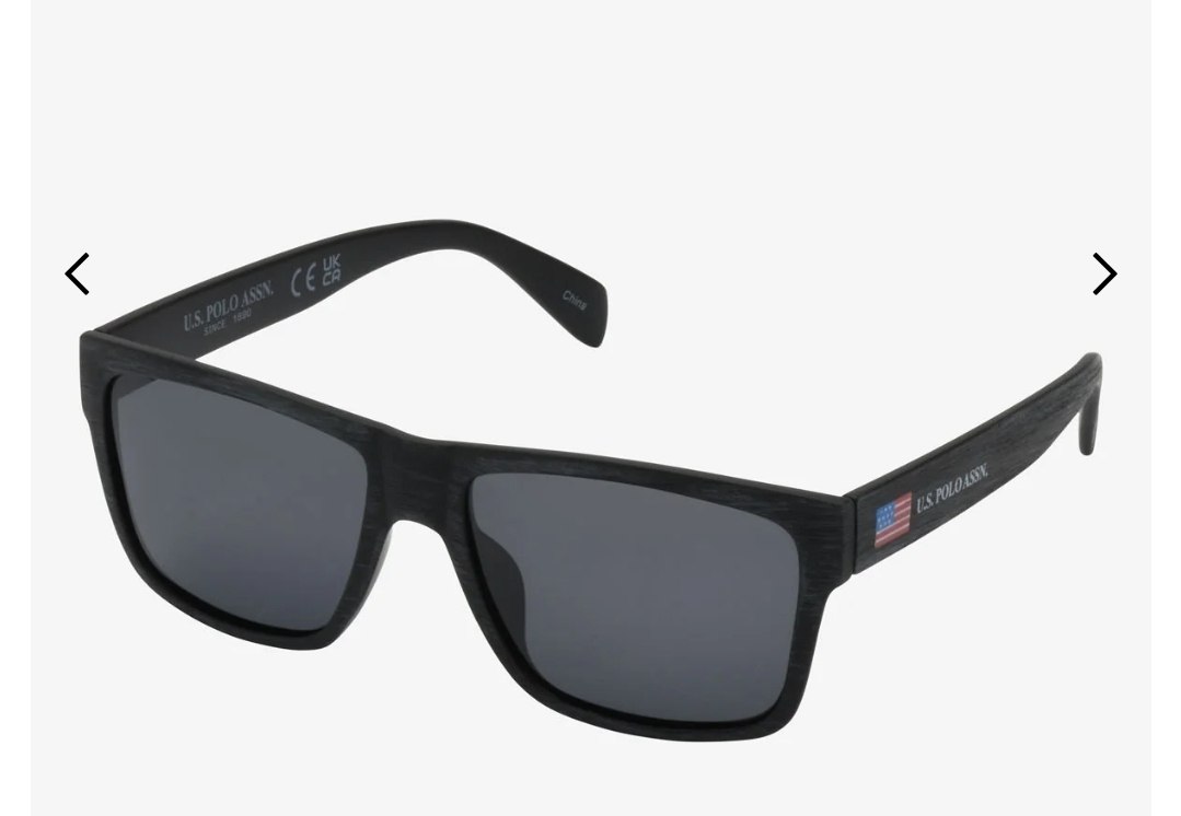 MEN'S POLARIZED FLAG BRANDED SPORT SUNGLASSES