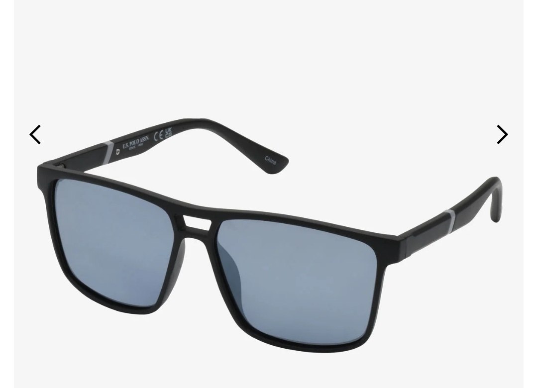 MEN'S POLARIZED SPORT RECTANGULAR SUNGLASSES