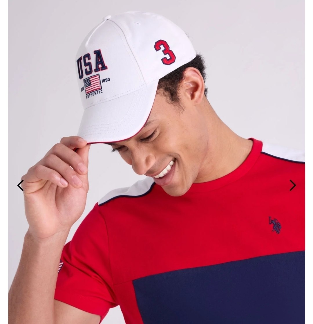 MENS USA EMBROIDERED FLAG HAT