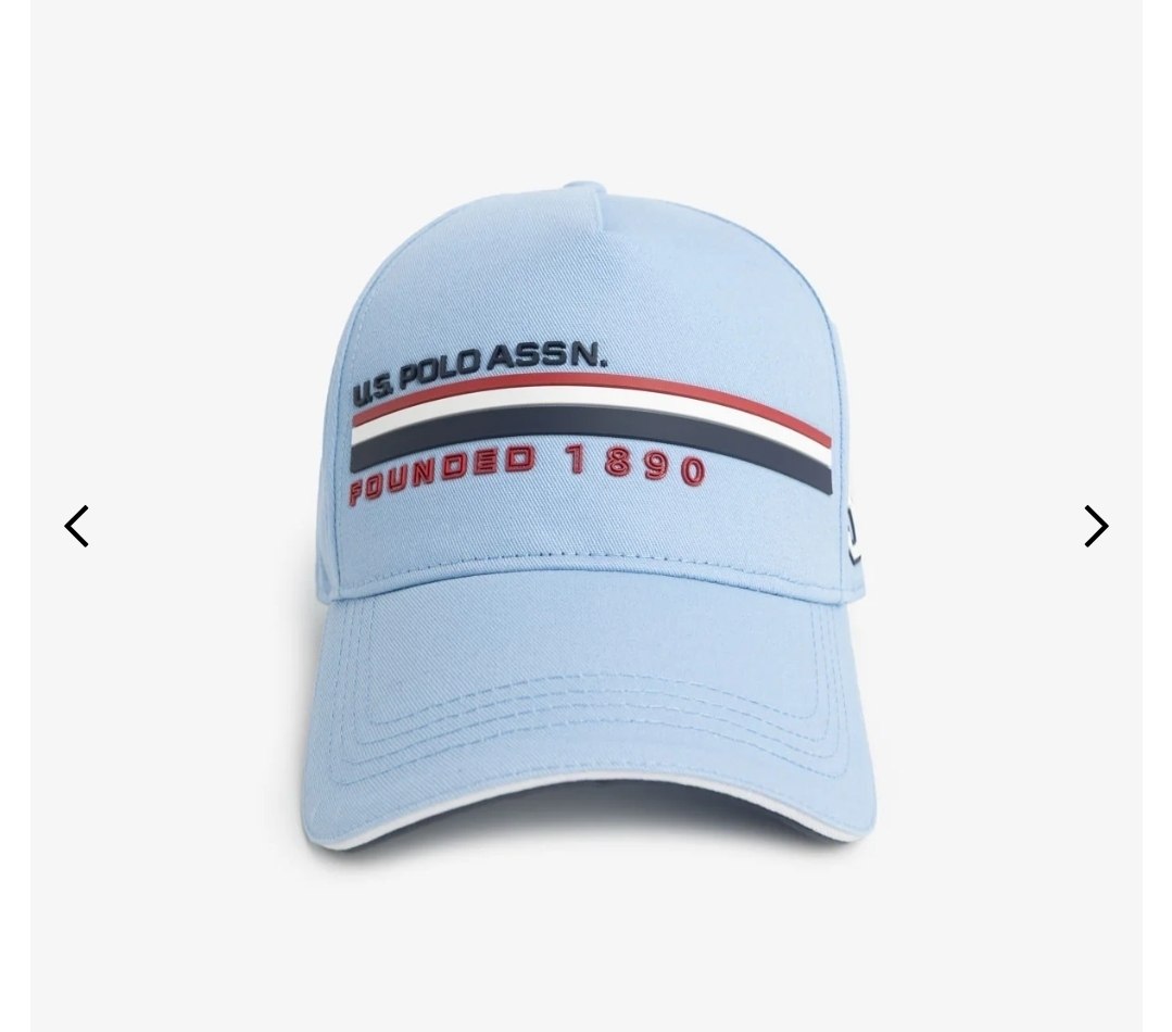 MENS RUBBER SIGNATURE STRIPE HAT