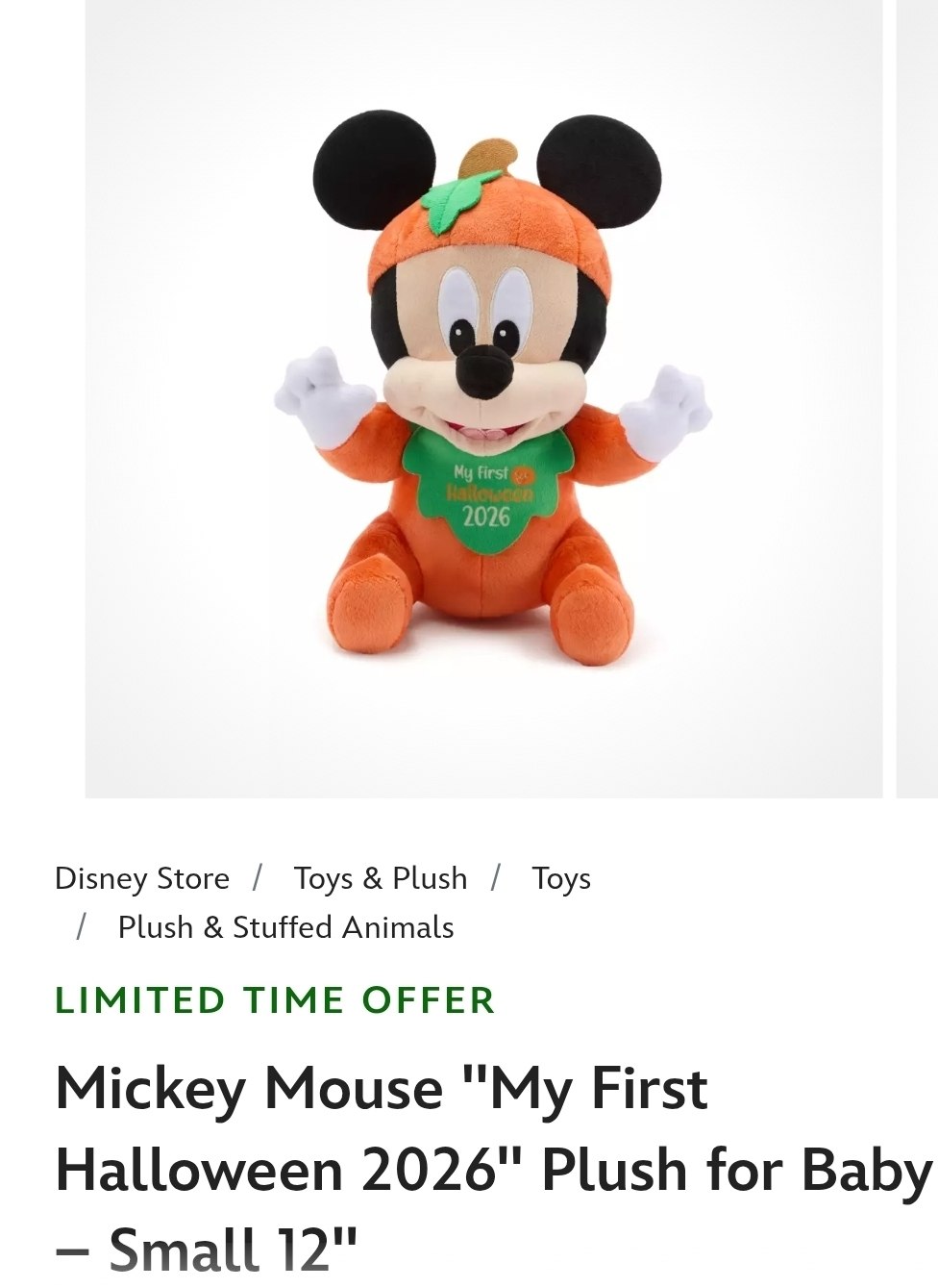 Mickey Plush