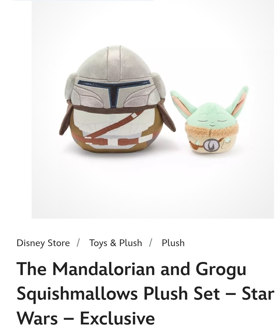 The Mandalorian and Grogu Plush