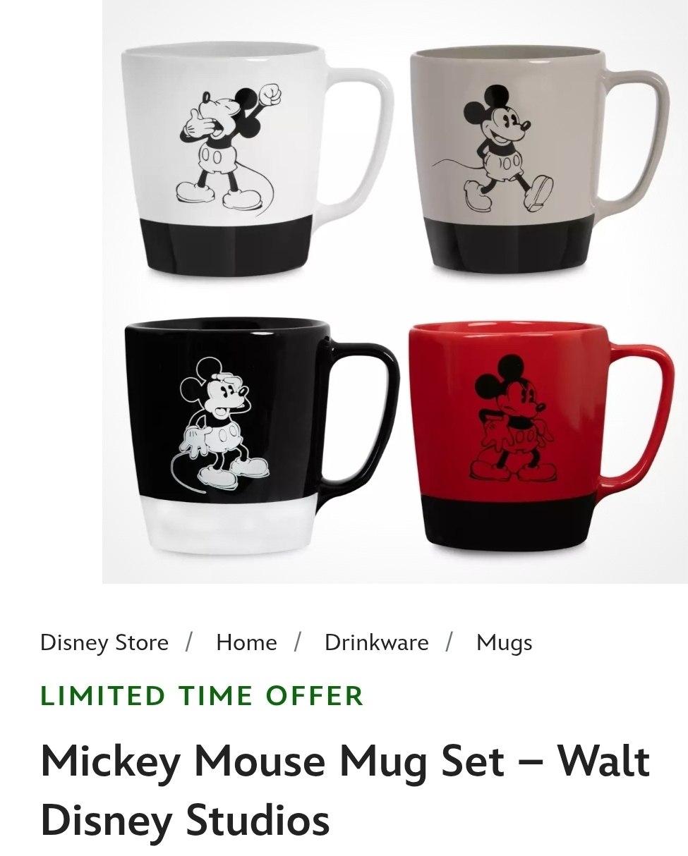 Mickey Mug Set