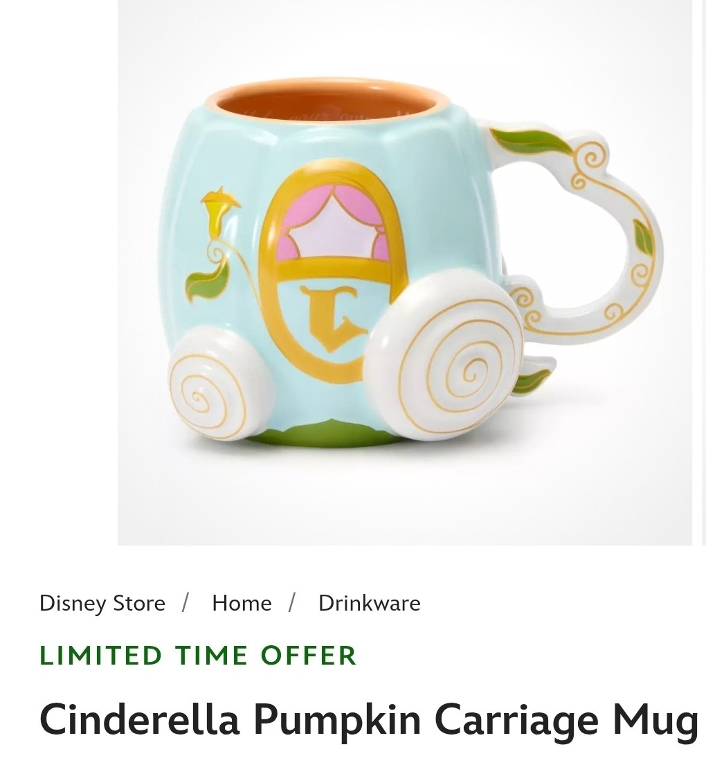 Cinderella Pumpkin Mug