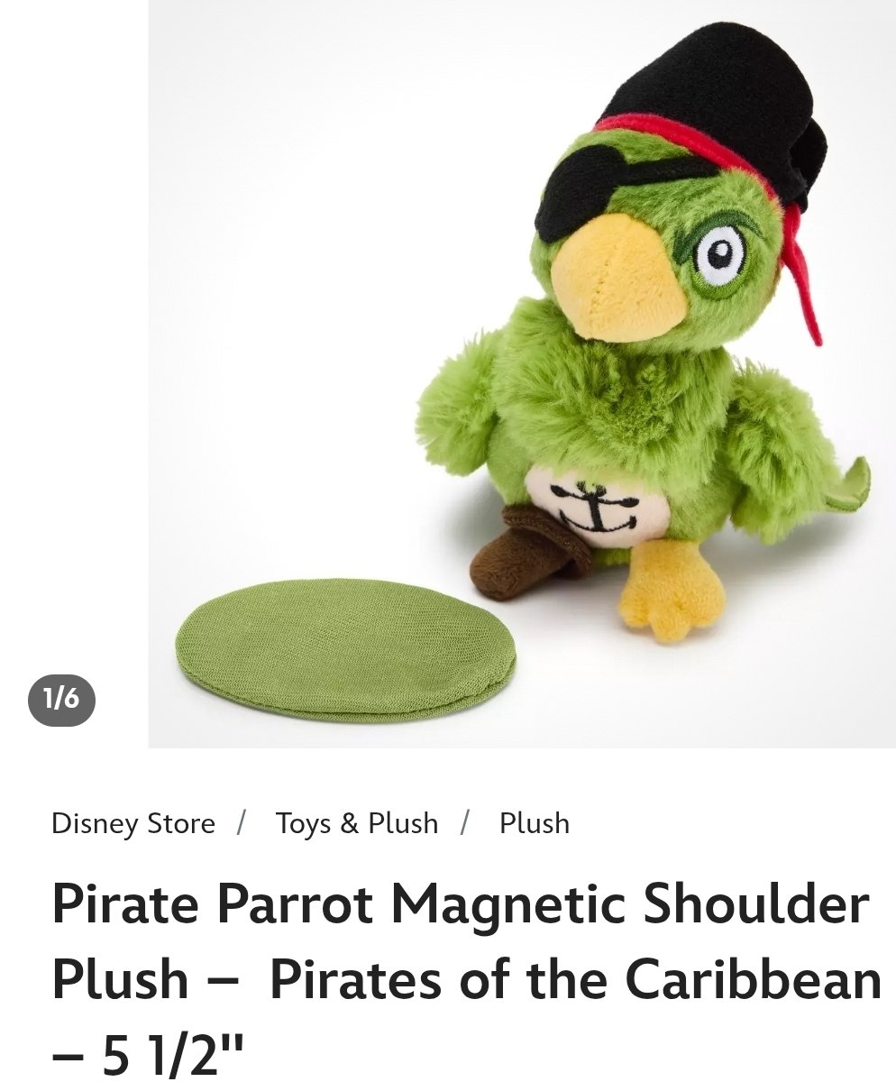 Pirate Parrot Plush