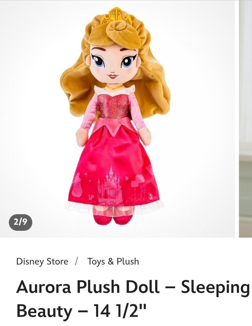 Aurora Plush Doll