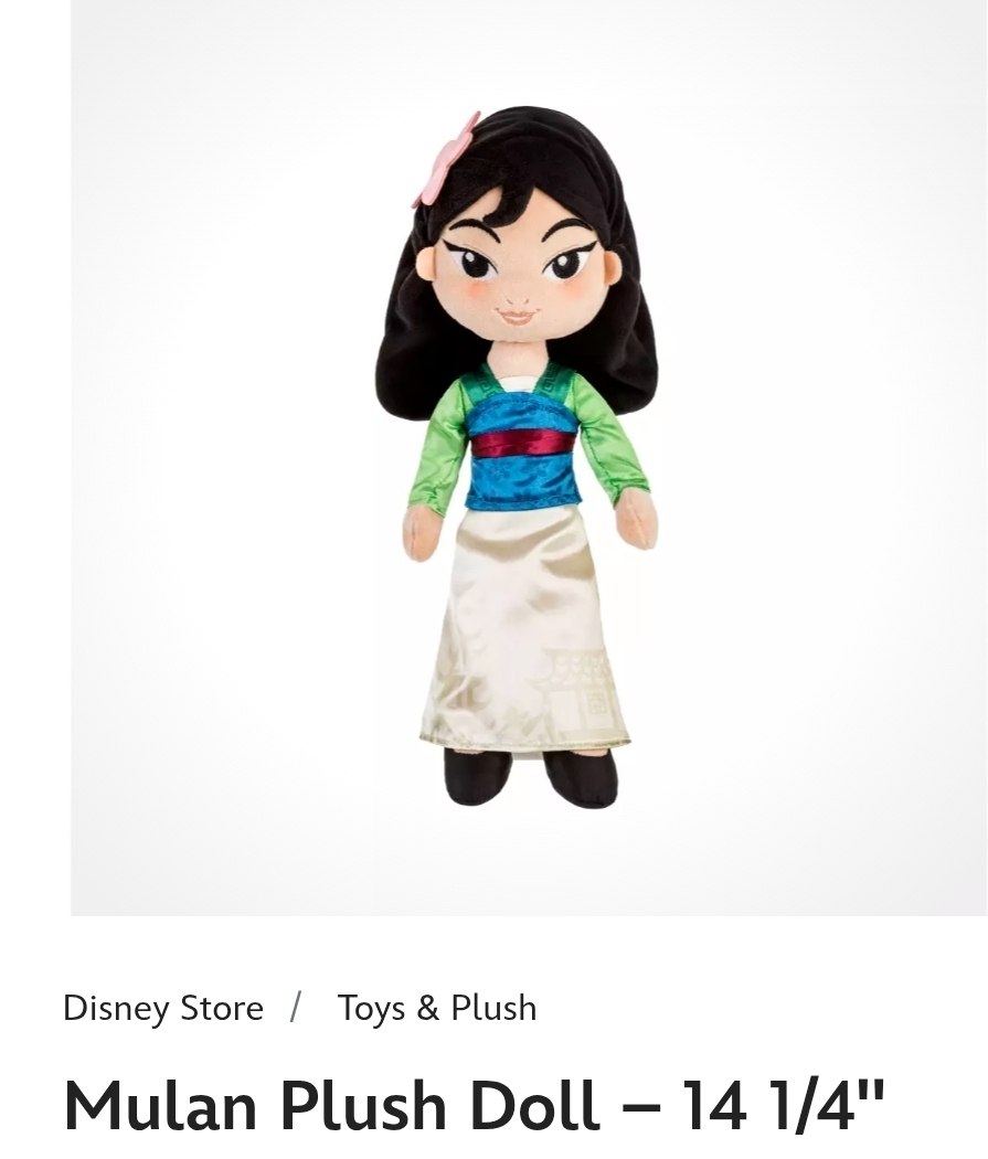 Mulan Plush Doll