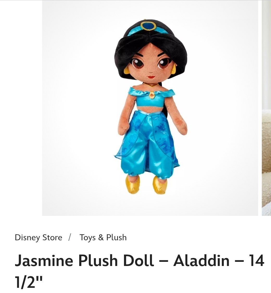 Jasmine Plush Doll