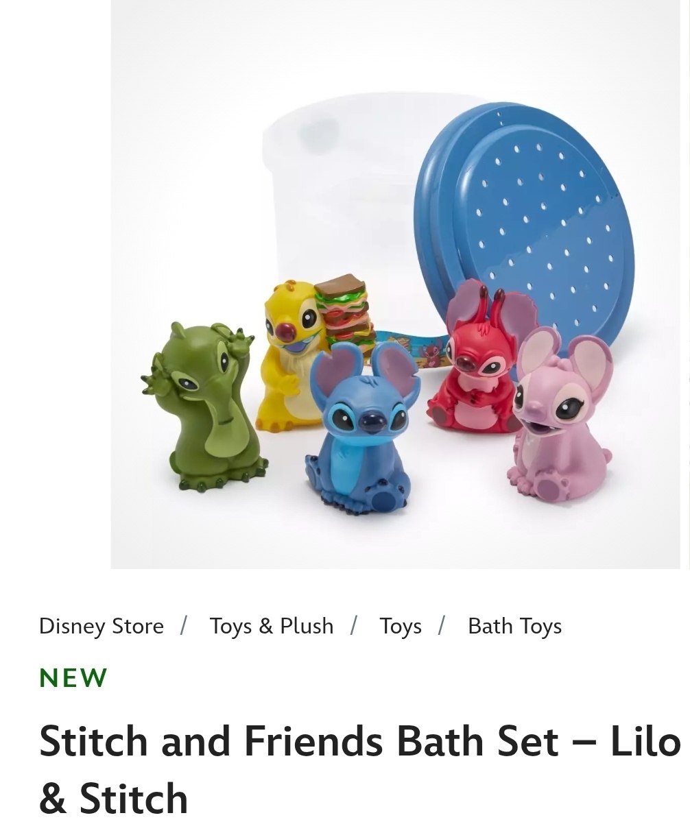 Lilo and Stitch Bath Set