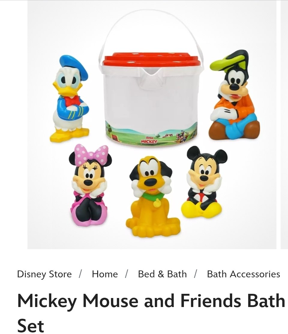 Mickey and Friends Bath Set