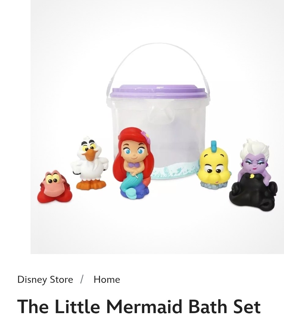 The Little Mermaid Bath Set