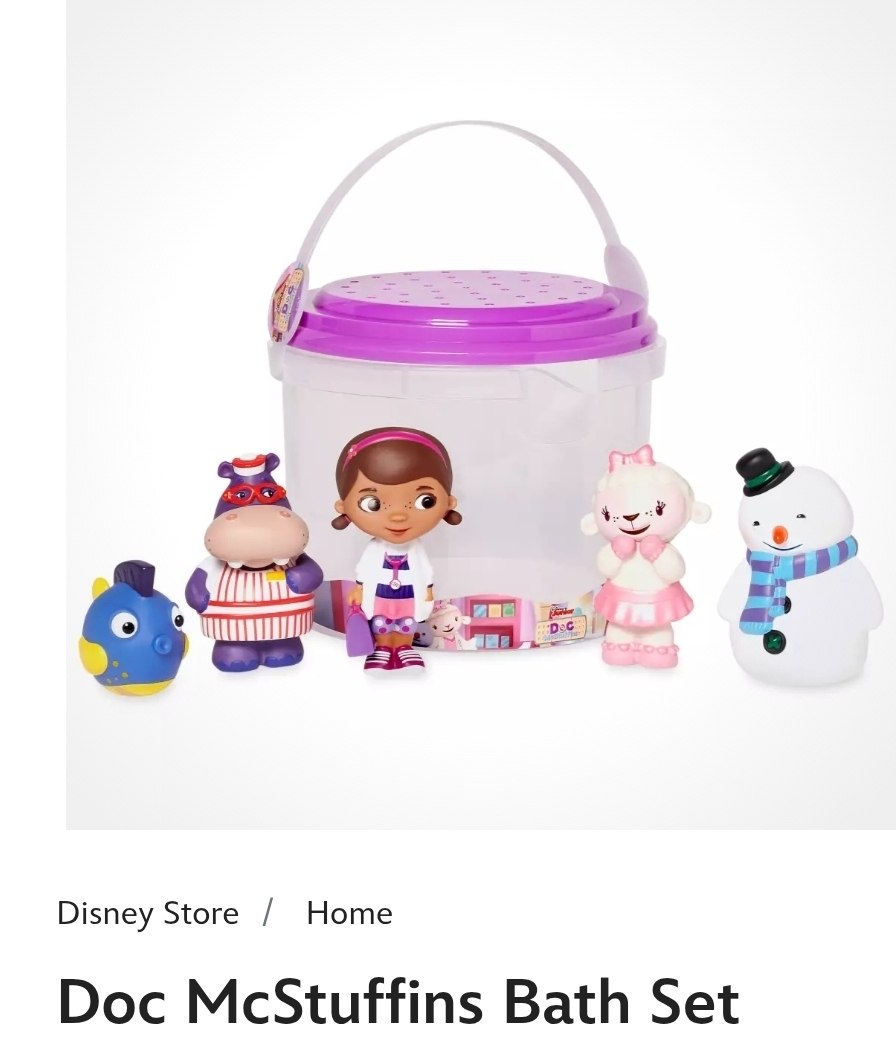Doc McStuffins Bath Set