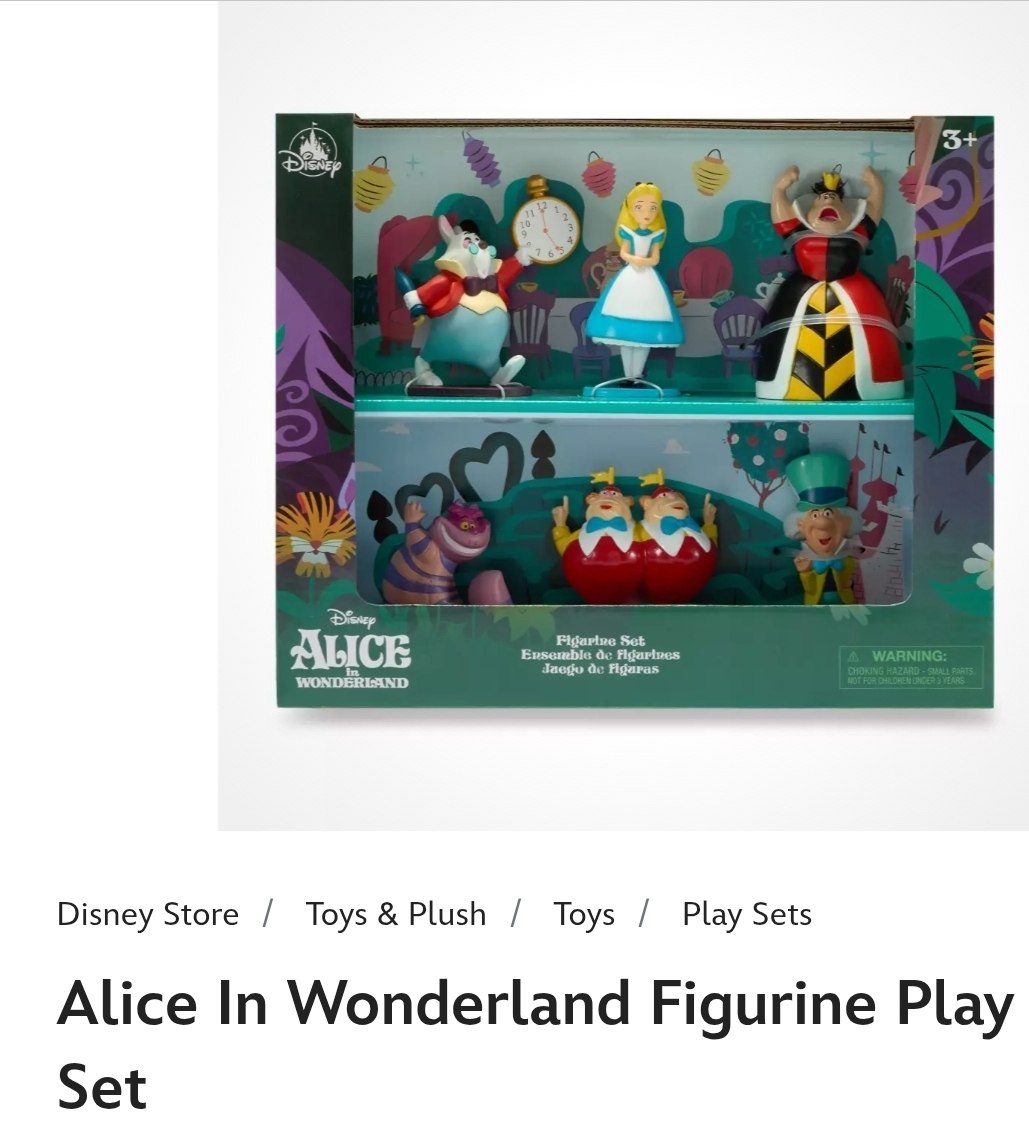 Alice in Wonderland Figure Set