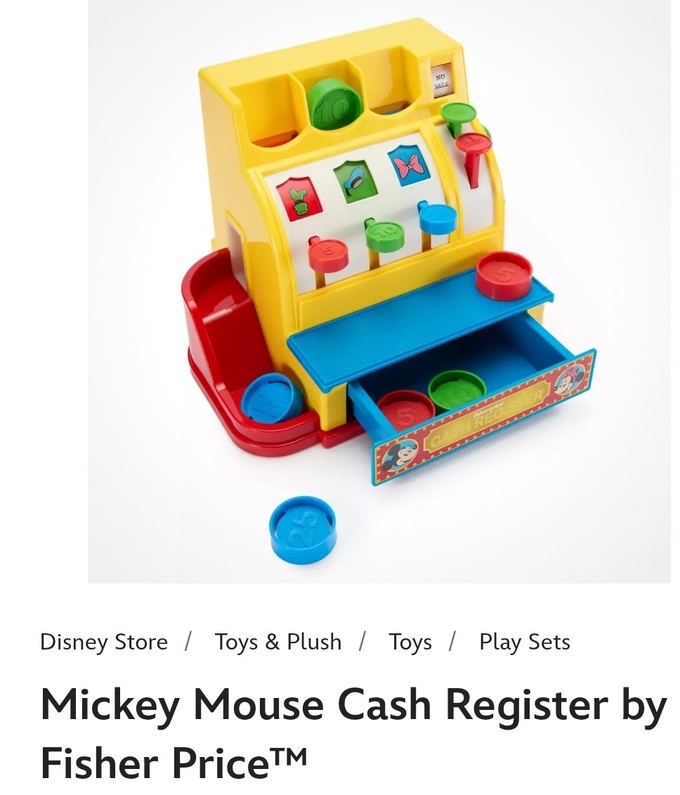 Mickey Cash Register
