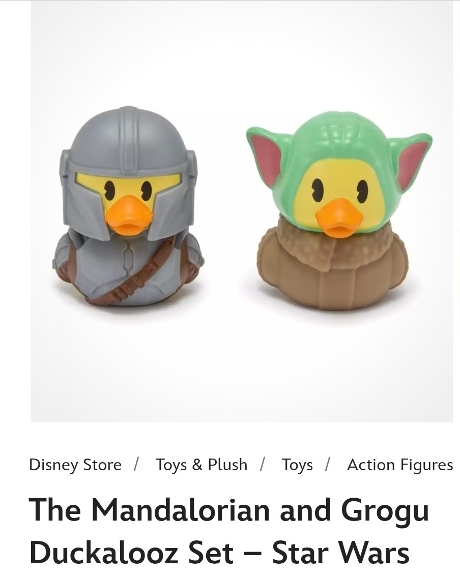 The Mandalorian and Grogu Duck Set