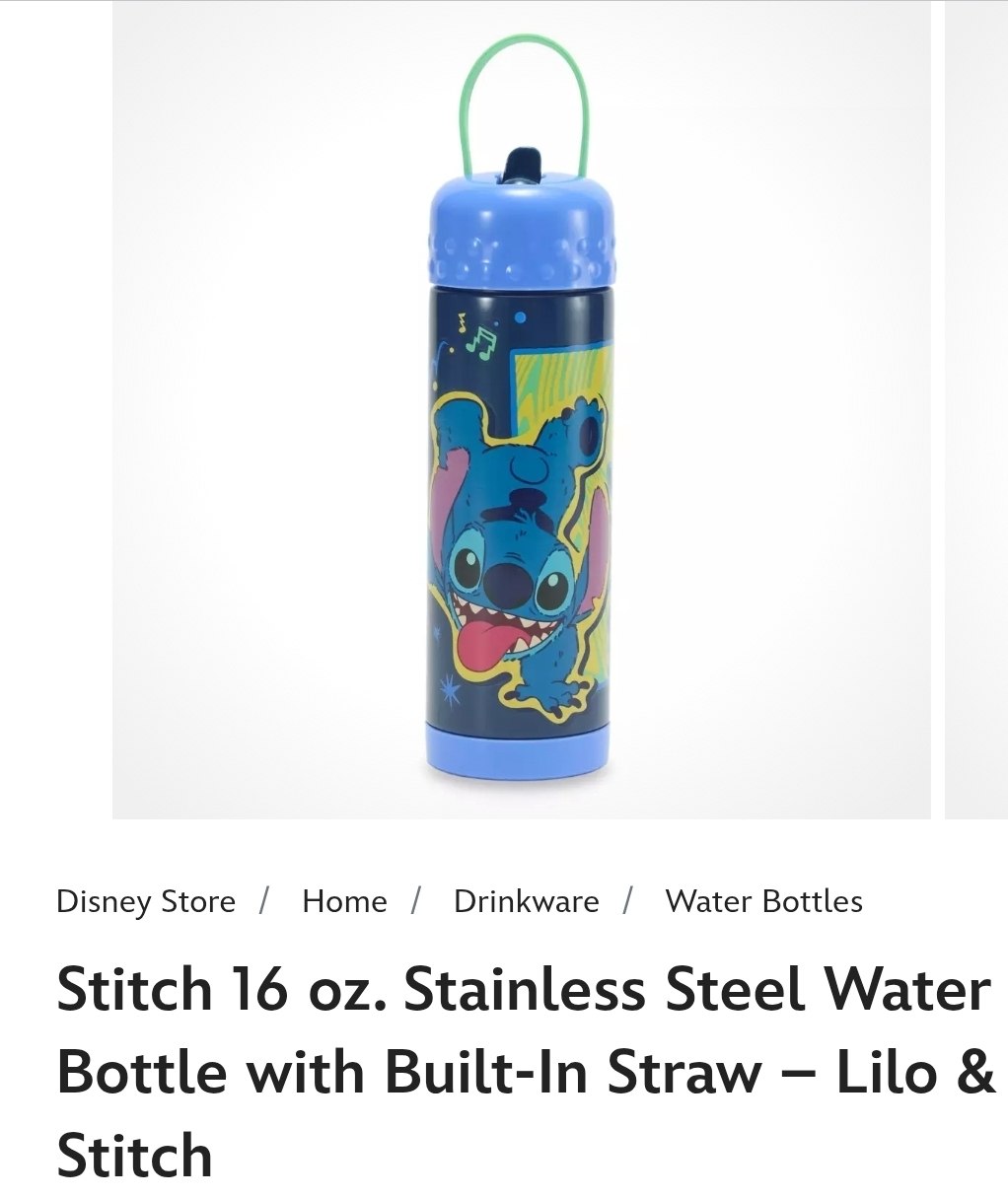 Stitch Water Bottle