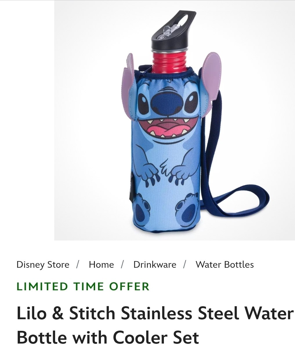 Lilo and Stitch Water Bottle