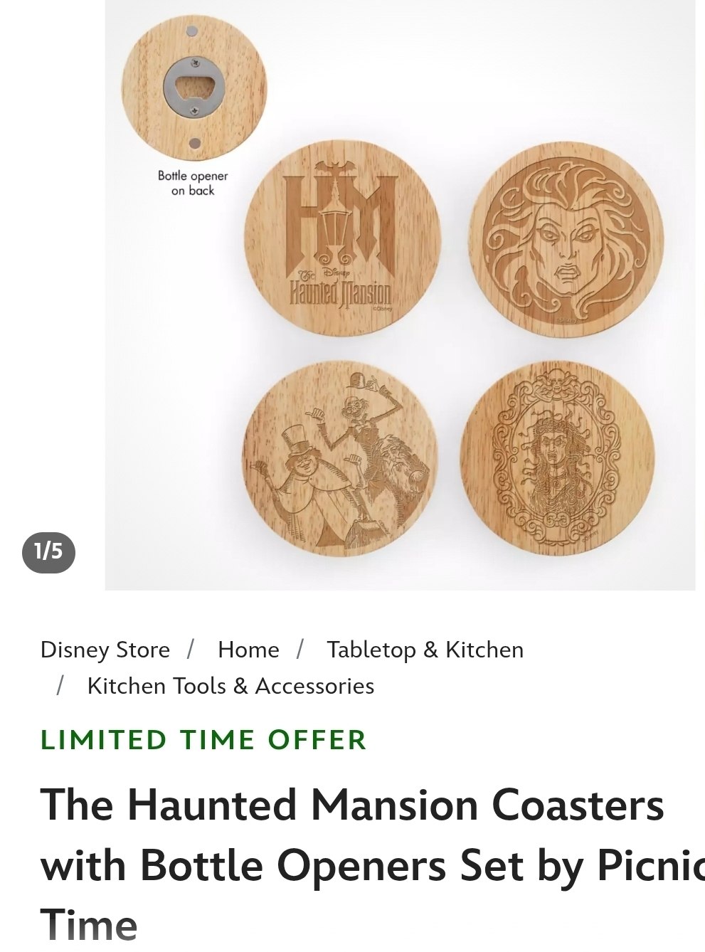 Coasters with Bottle