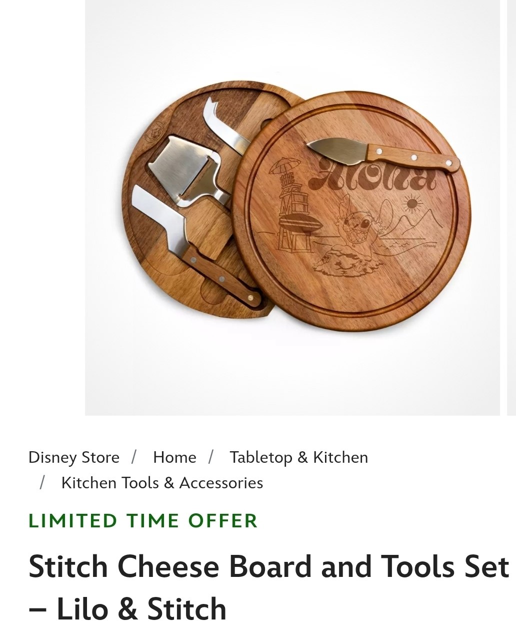 Cheese Board and Tools Set