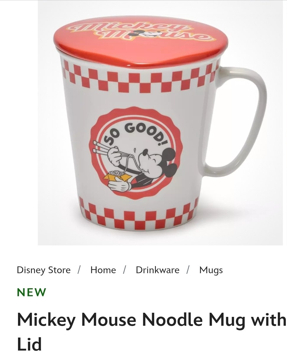 Mickey Noodle Mug