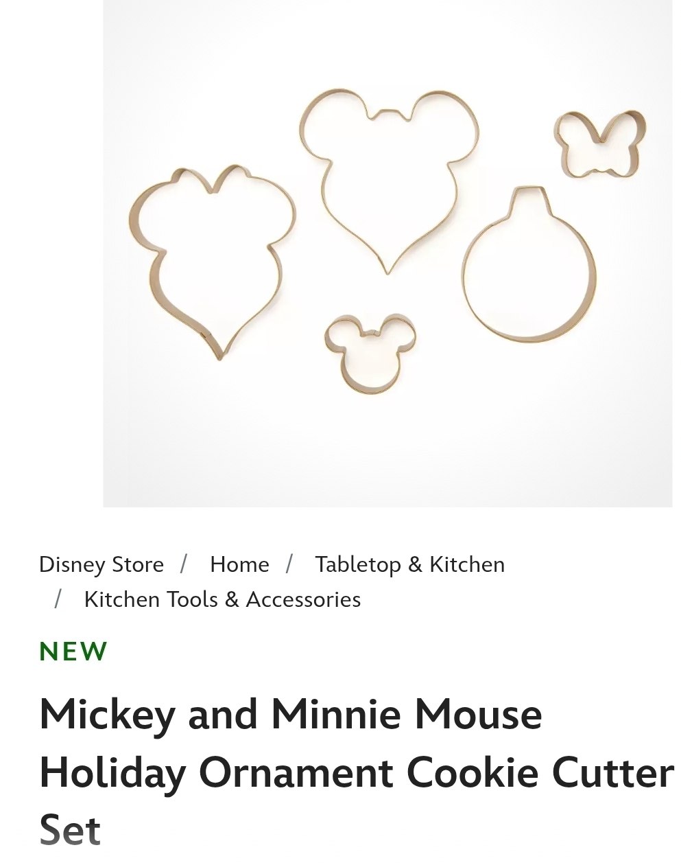 Cookie Cutter Set