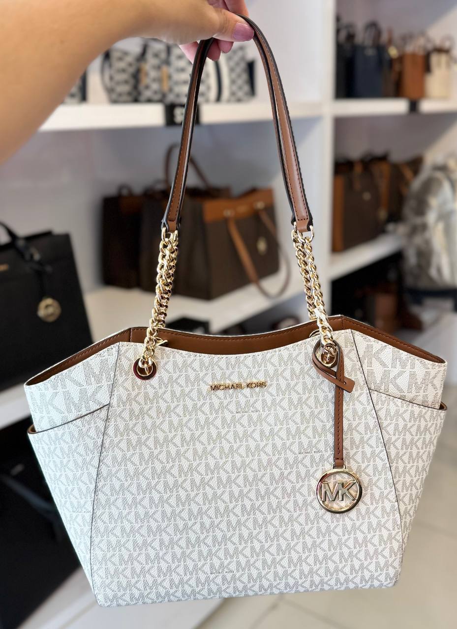 JET SET CHAIN SHLDR TOTE