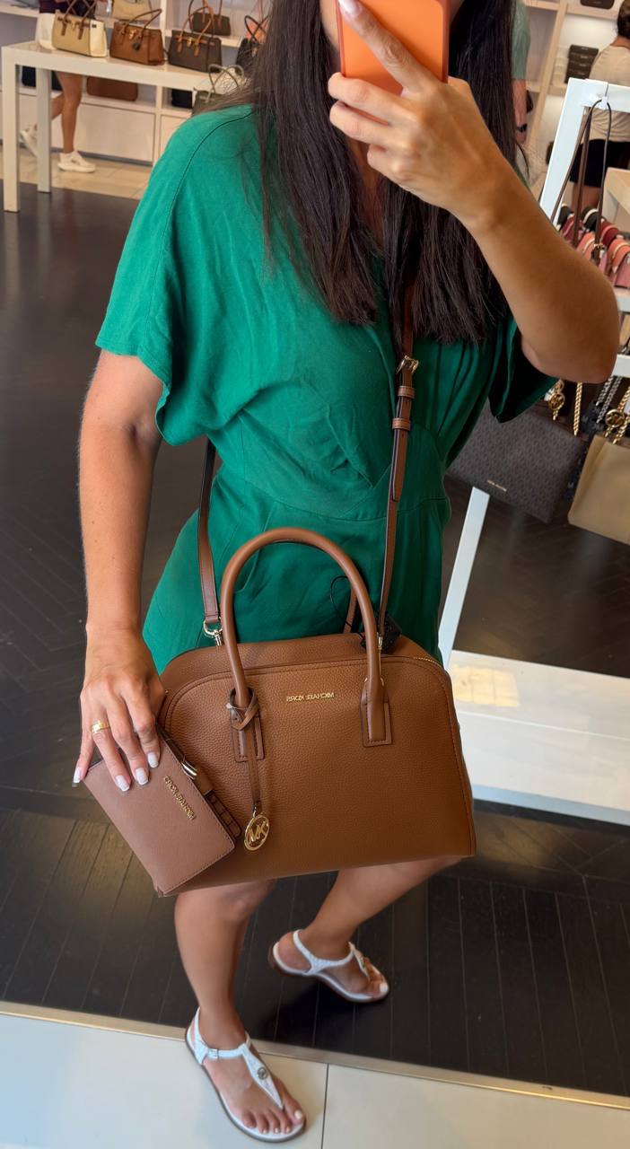 Kit Bolsa + Carteira ASHTON SM com alça extra transversal