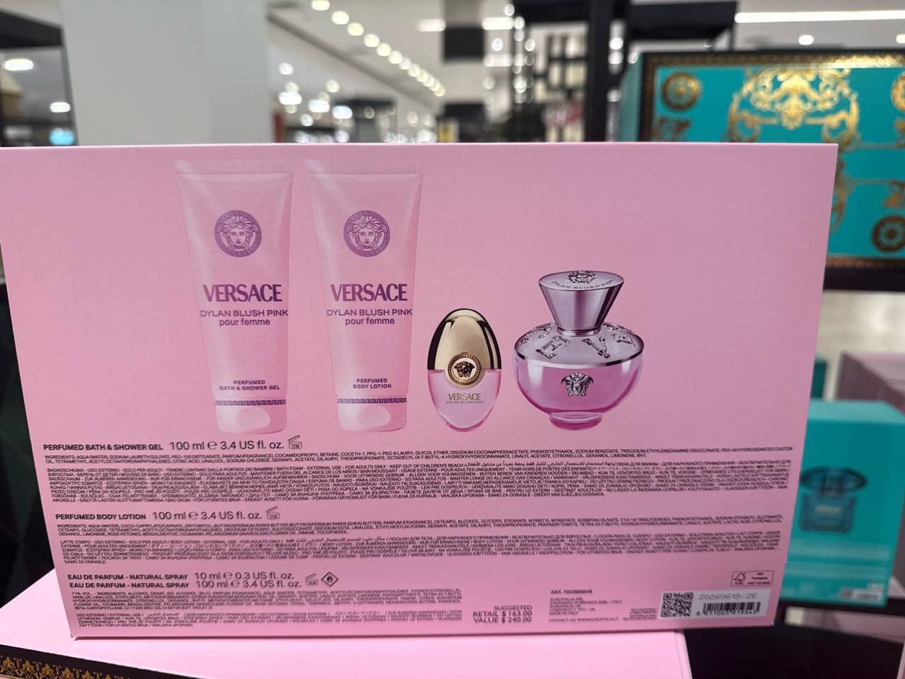 kit VERSACE   Feminino