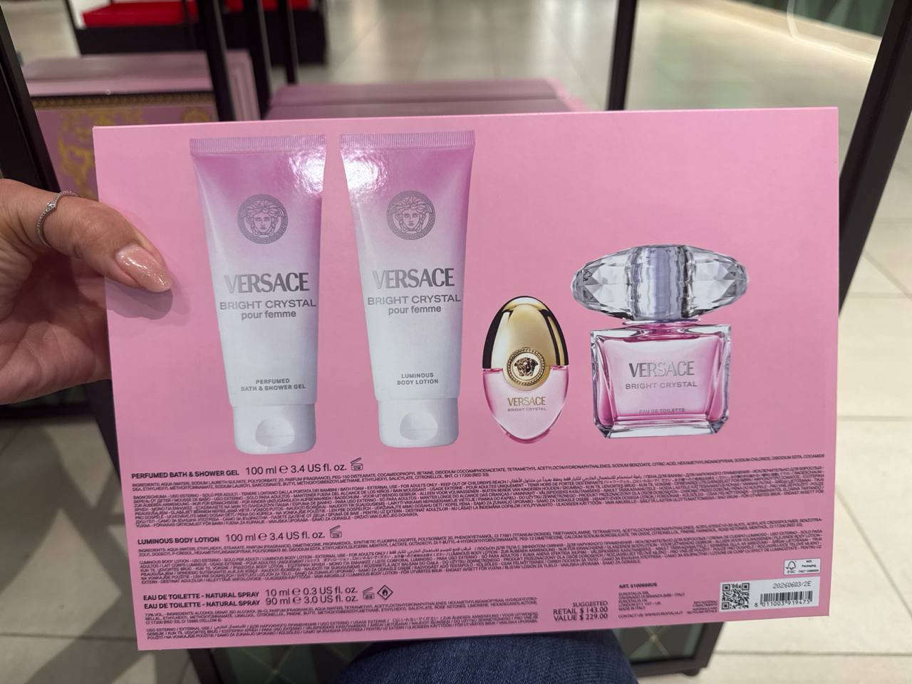 kit VERSACE   Feminino