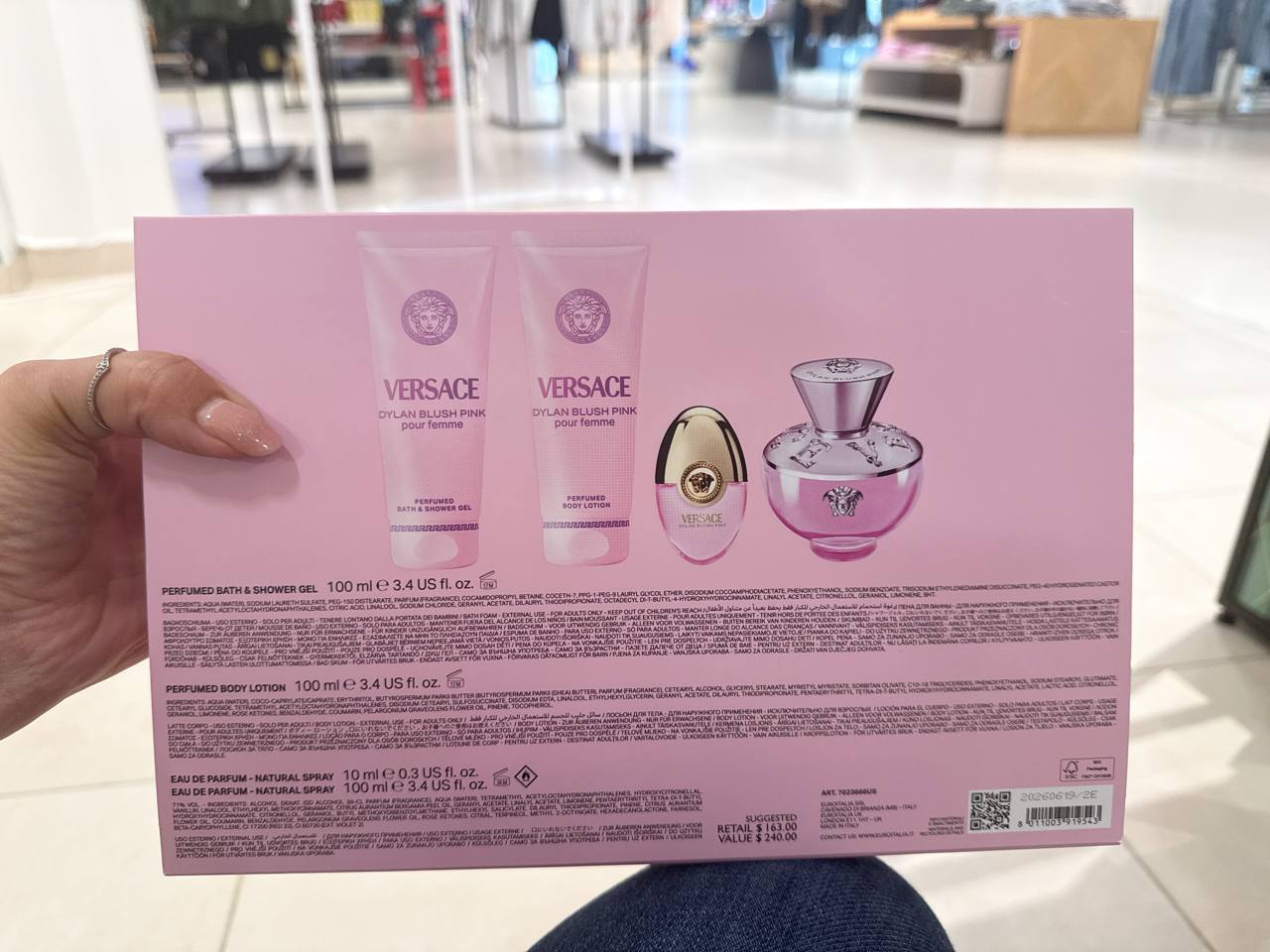 kit VERSACE   Feminino