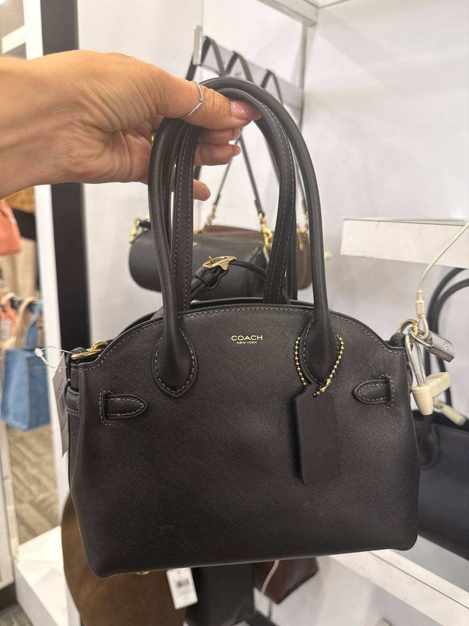 EMPIRE com alça Crossbody e Dustbag Bolsa Pequena