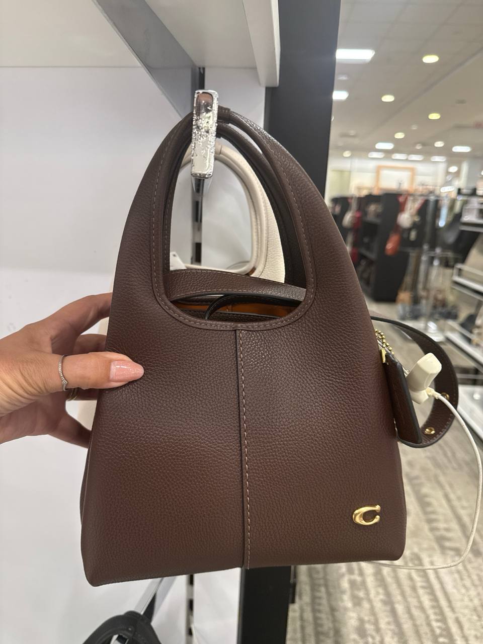 Bolsa Coach com alça crossbody  BOLSA médium