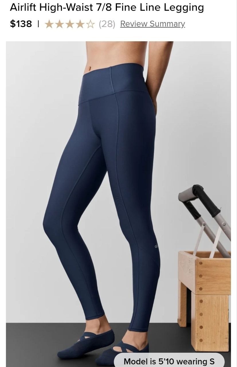 Airlift High-Waist 7/8 Fine Line Legging