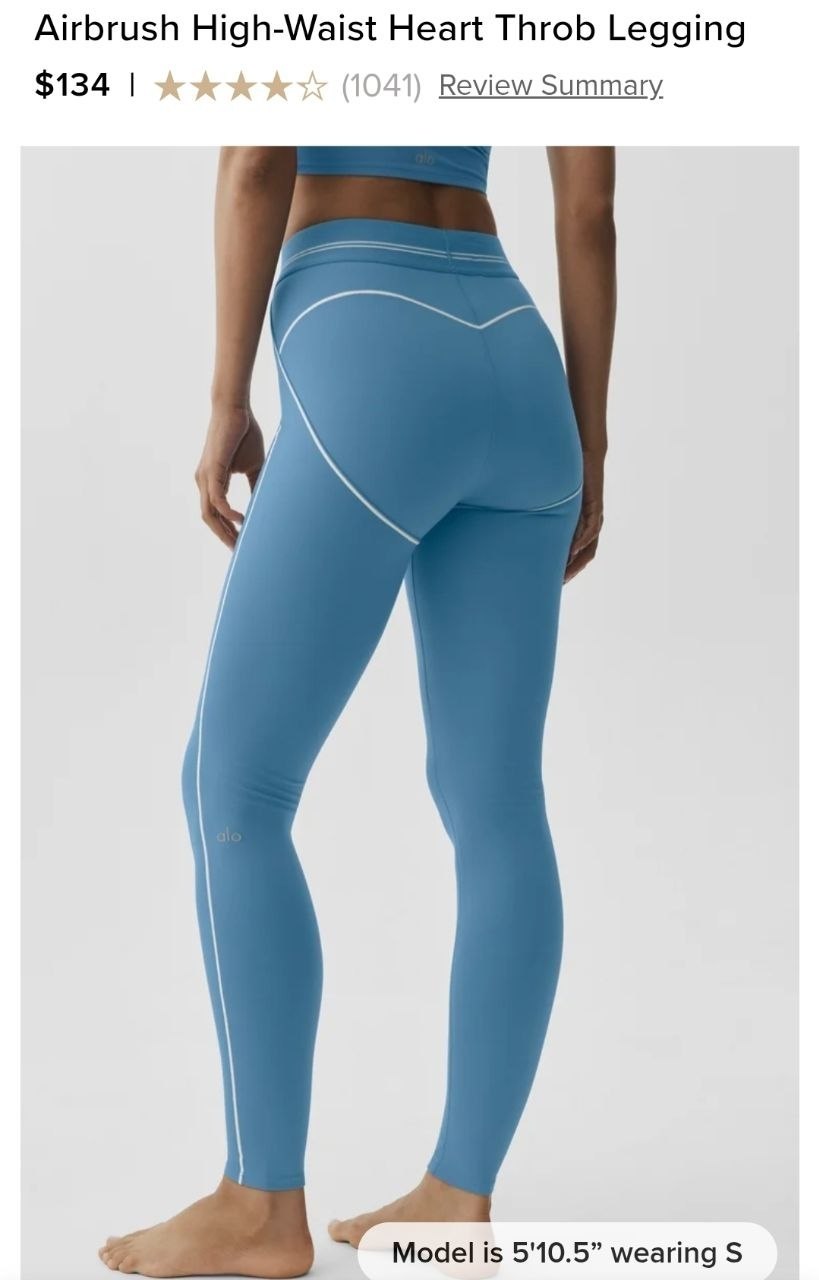 Airbrush High-Waist Heart Throb Legging
