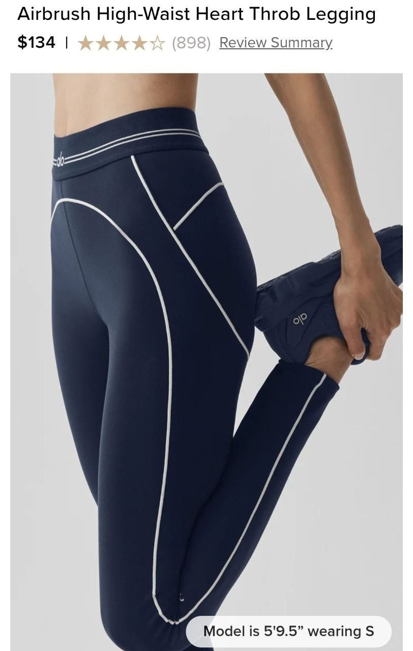Airbrush High-Waist Heart Throb Legging