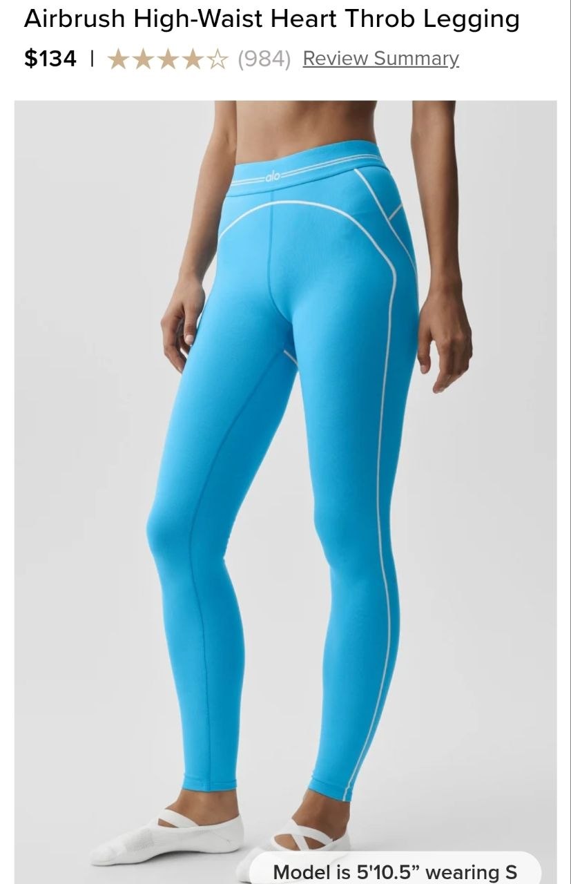 Airbrush High-Waist Heart Throb Legging
