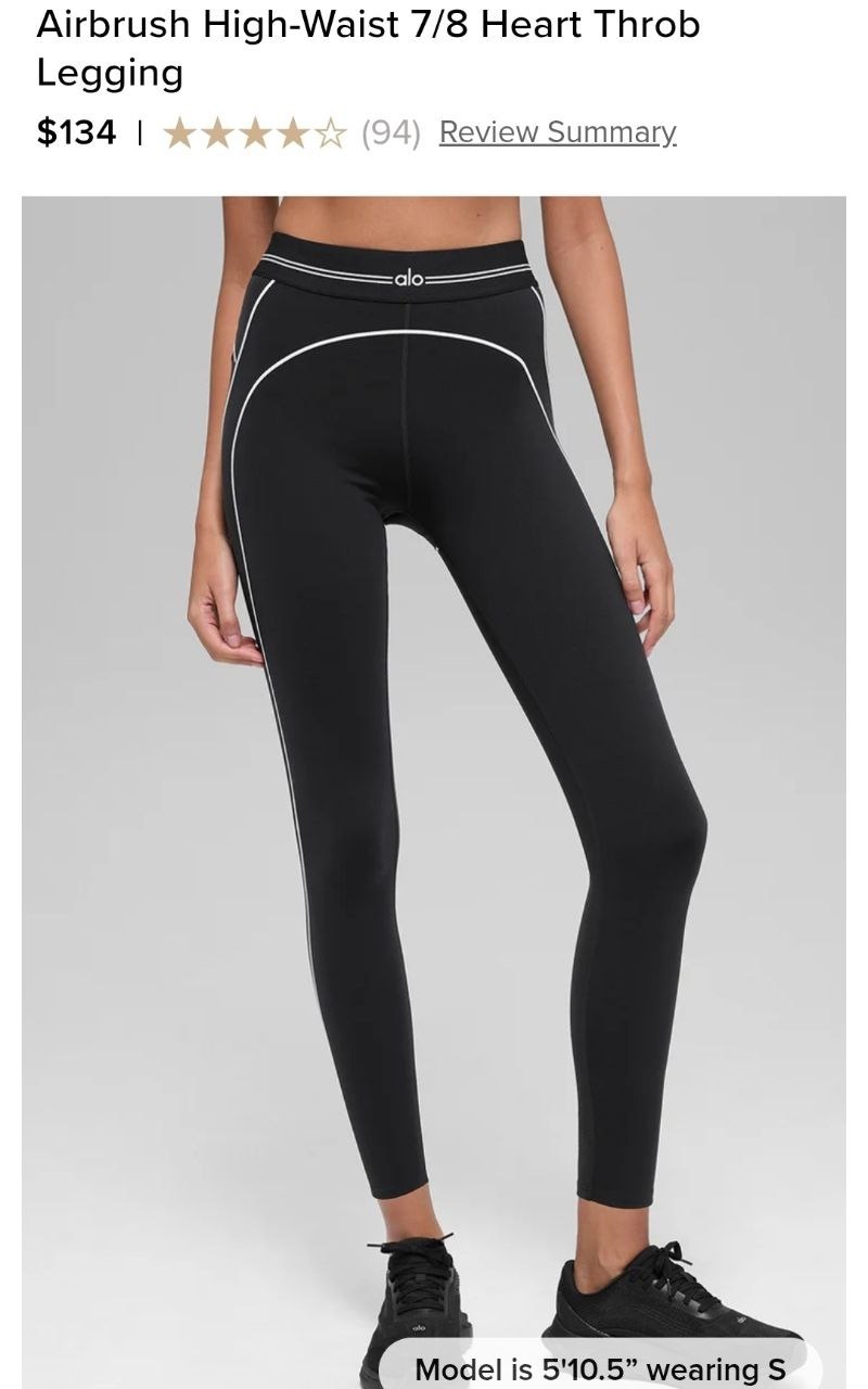 Airbrush High-Waist 7/8 Heart Throb Legging