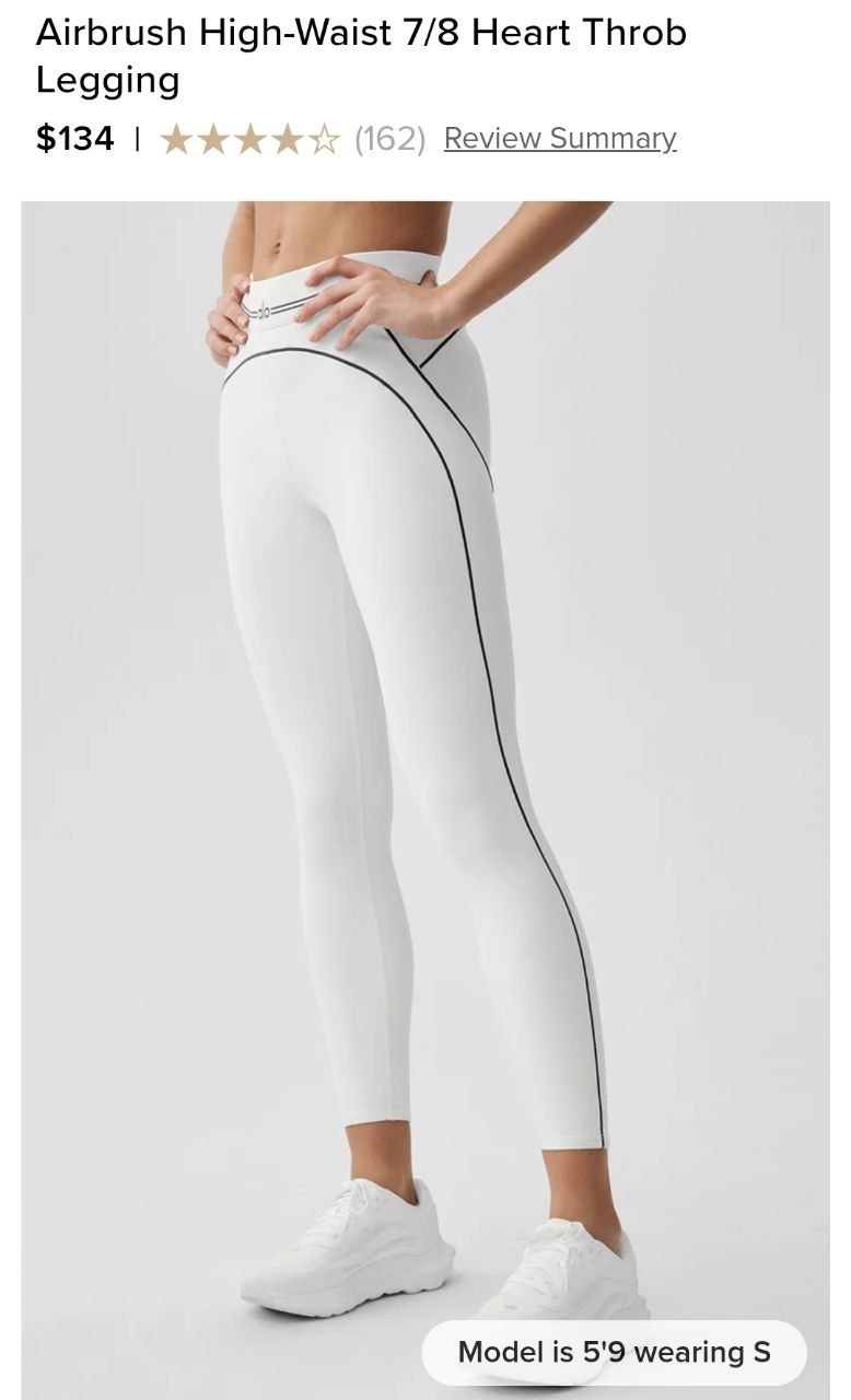 Airbrush High-Waist 7/8 Heart Throb Legging