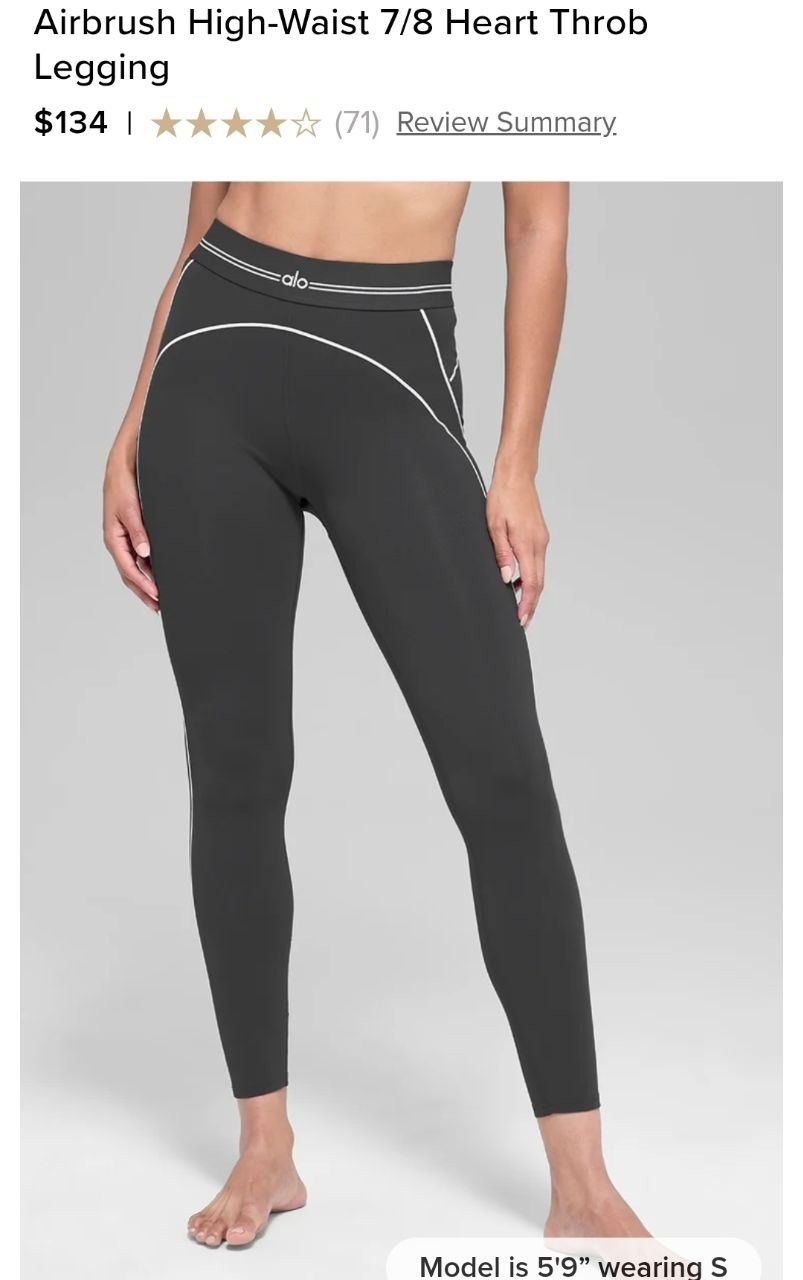 Airbrush High-Waist 7/8 Heart Throb Legging
