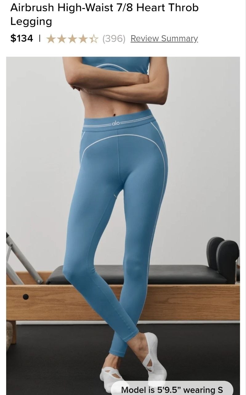 Airbrush High-Waist 7/8 Heart Throb Legging