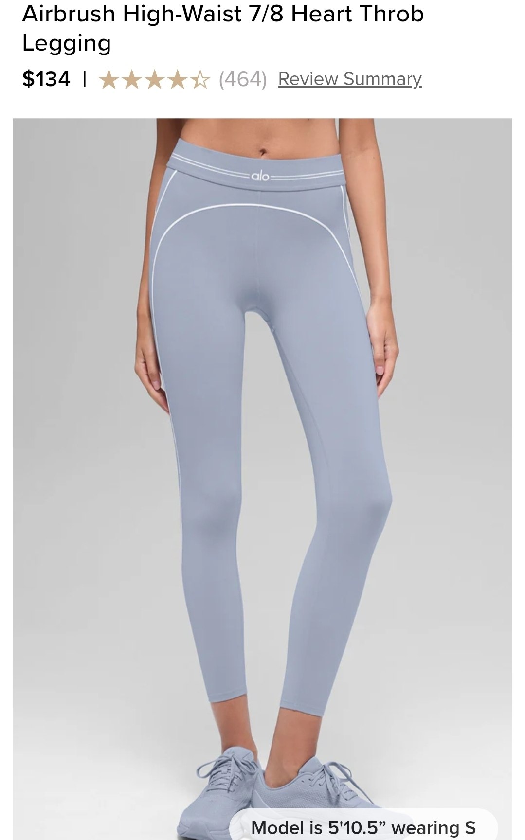 Airbrush High-Waist 7/8 Heart Throb Legging